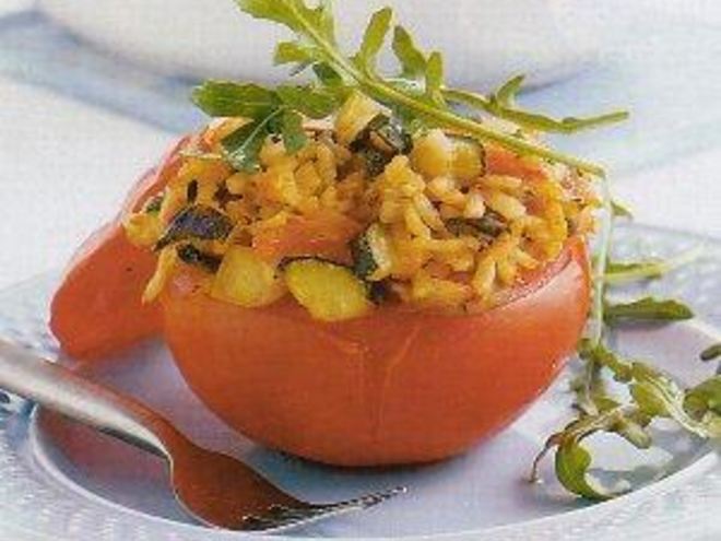 Рецепт помидоров, фаршированных ризотто