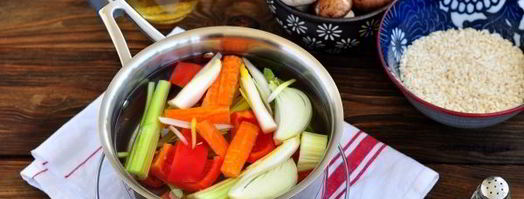 постное ризотто с грибами. Шаг 3