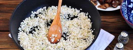 постное ризотто с грибами. Шаг 6