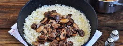 постное ризотто с грибами. Шаг 10