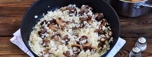 постное ризотто с грибами. Шаг 11