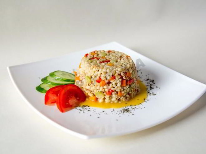 Рецепт ризотто из перловки с овощами