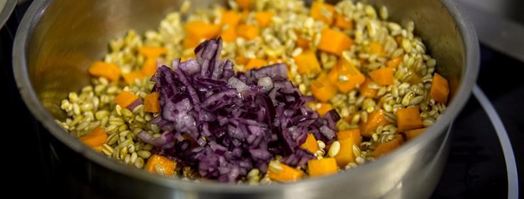 ризотто из перловки с овощами. Шаг 4