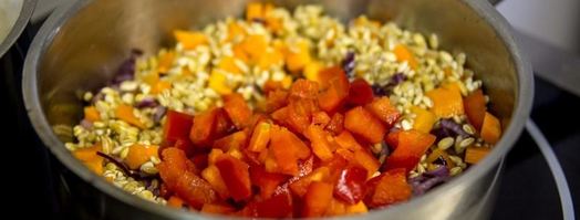 ризотто из перловки с овощами. Шаг 5