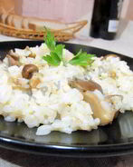 Ризотто с белыми грибами со сливками