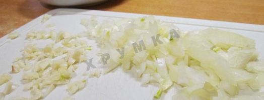 ризотто с белыми грибами со сливками. Шаг 2