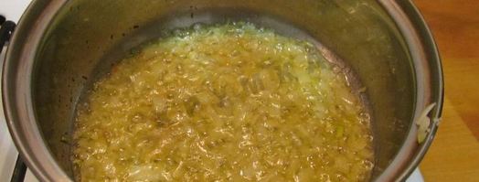 ризотто с белыми грибами со сливками. Шаг 4