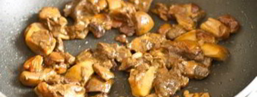 ризотто с белыми грибами. Шаг 3