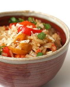 Ризотто с болгарским перцем