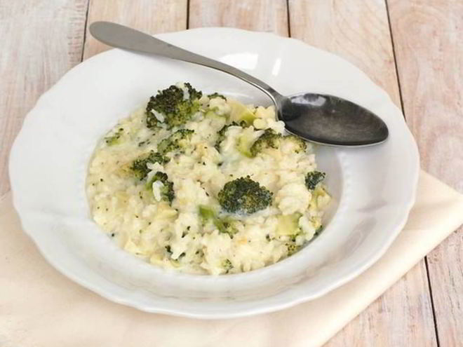 Рецепт ризотто с брокколи и пармезаном