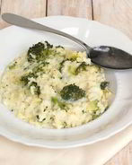 Ризотто с брокколи и пармезаном