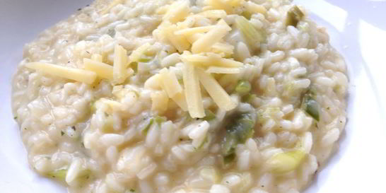 Ризотто с чеддером