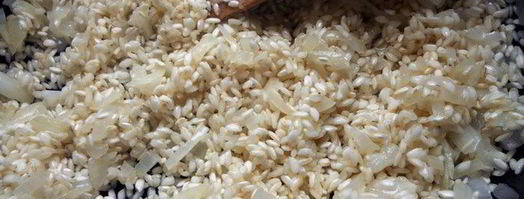 ризотто с горошком и мятой. Шаг 2