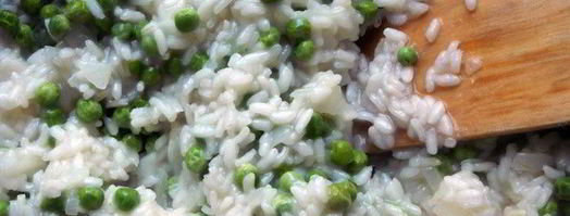 ризотто с горошком и мятой. Шаг 4