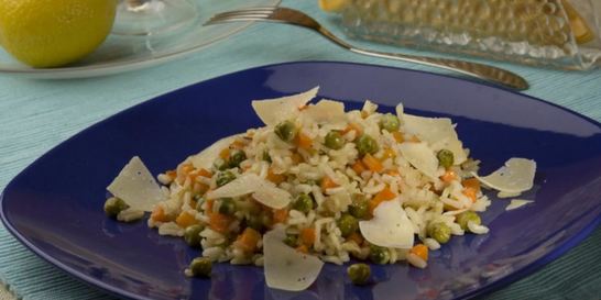 Ризотто с горошком