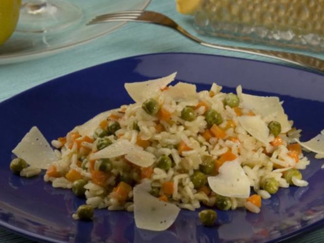 Рецепт ризотто с горошком