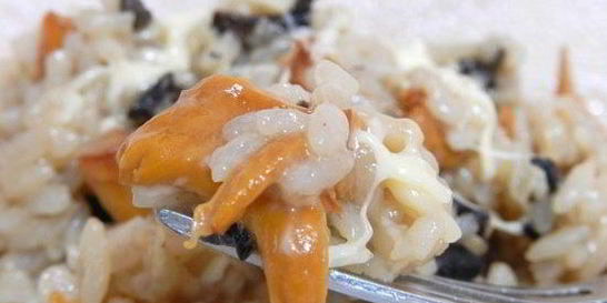 Ризотто с грибами в мультиварке