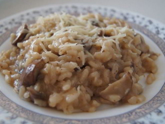 Рецепт ризотто с грибами