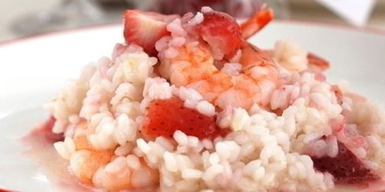 Ризотто с клубникой