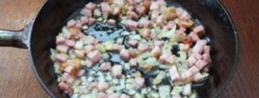 ризотто с копченой грудинкой. Шаг 3