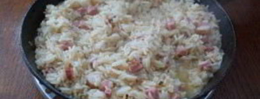 ризотто с копченой грудинкой. Шаг 6