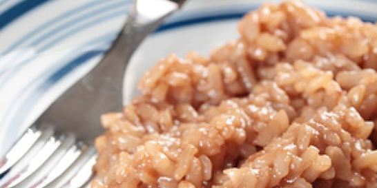 Ризотто с красным вином