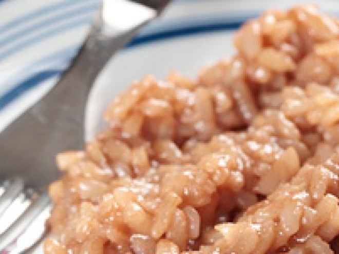 Рецепт ризотто с красным вином