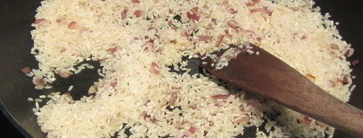 ризотто с креветками и ароматными травами. Шаг 4