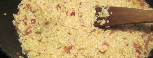 ризотто с креветками и ароматными травами. Шаг 6