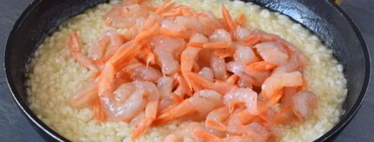 ризотто с креветками в сливочном соусе. Шаг 8