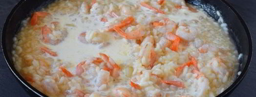 ризотто с креветками в сливочном соусе. Шаг 9