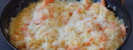 ризотто с креветками в сливочном соусе. Шаг 10