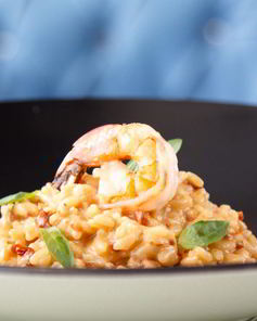 Ризотто с креветками