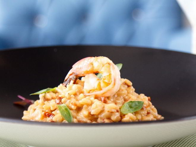 Рецепт ризотто с креветками