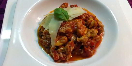 Ризотто с кроликом