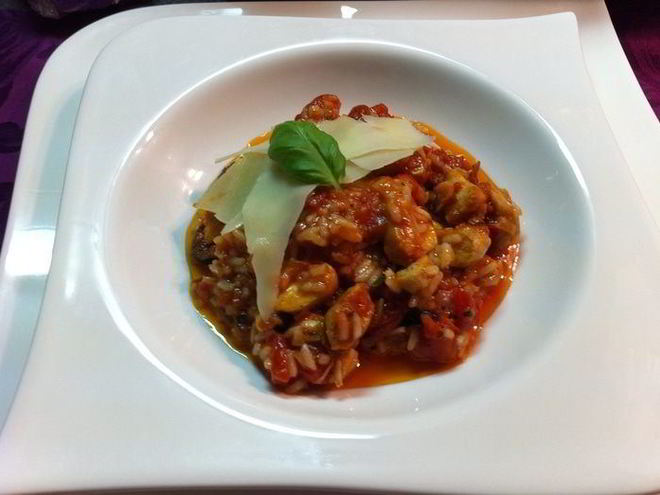 Рецепт ризотто с кроликом