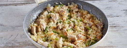 ризотто с курицей и овощами. Шаг 14