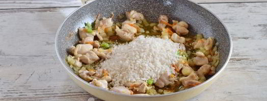 ризотто с курицей и овощами. Шаг 10