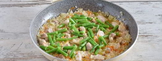 ризотто с курицей и овощами. Шаг 12