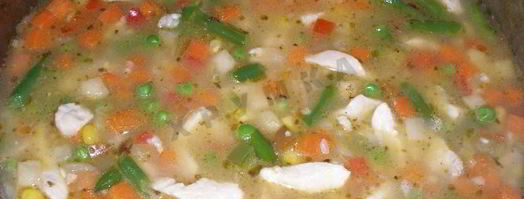 ризотто с курицей и замороженными овощами. Шаг 9