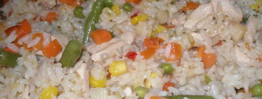 ризотто с курицей и замороженными овощами. Шаг 10