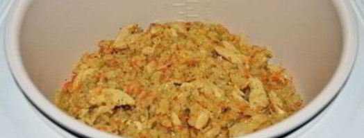 ризотто с курицей в мультиварке. Шаг 6