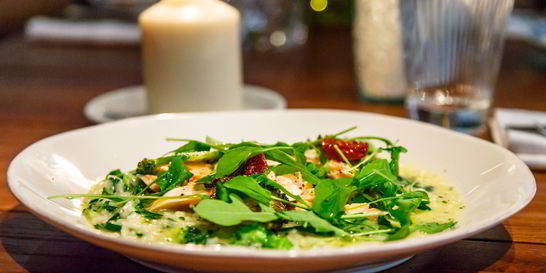 Ризотто с лососем