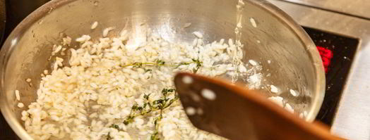 ризотто с лососем. Шаг 3