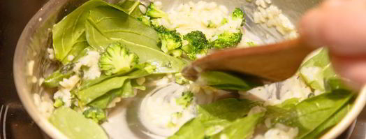 ризотто с лососем. Шаг 4