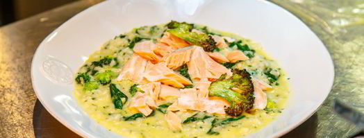 ризотто с лососем. Шаг 5