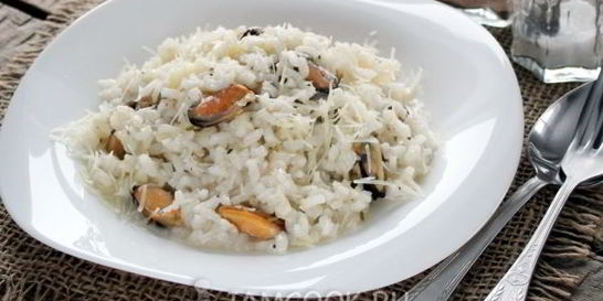 Ризотто с мидиями