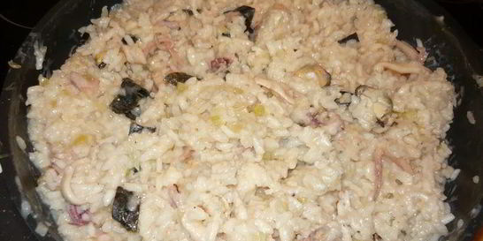 Ризотто с морепродуктами