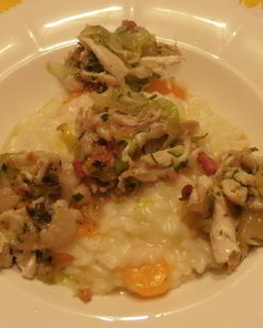 Ризотто с морковью и курицей