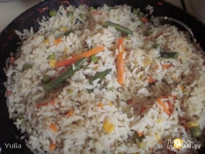 Рецепт ризотто с овощами